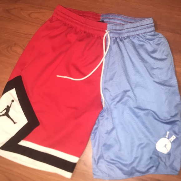 Mens Air Jordan DNA UNC to Chicago Basketball Shorts Size M